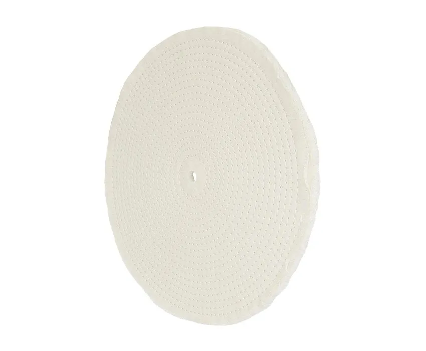 12" Sewn Buffing Wheel 40ply 60/60 1/4" Spiral Sewn