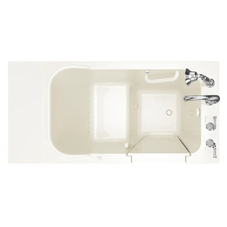 2848 Series 28"W x 48"L Gelcoat Walk-In Air Spa Bathtub with Right-Hand Drain/Faucet