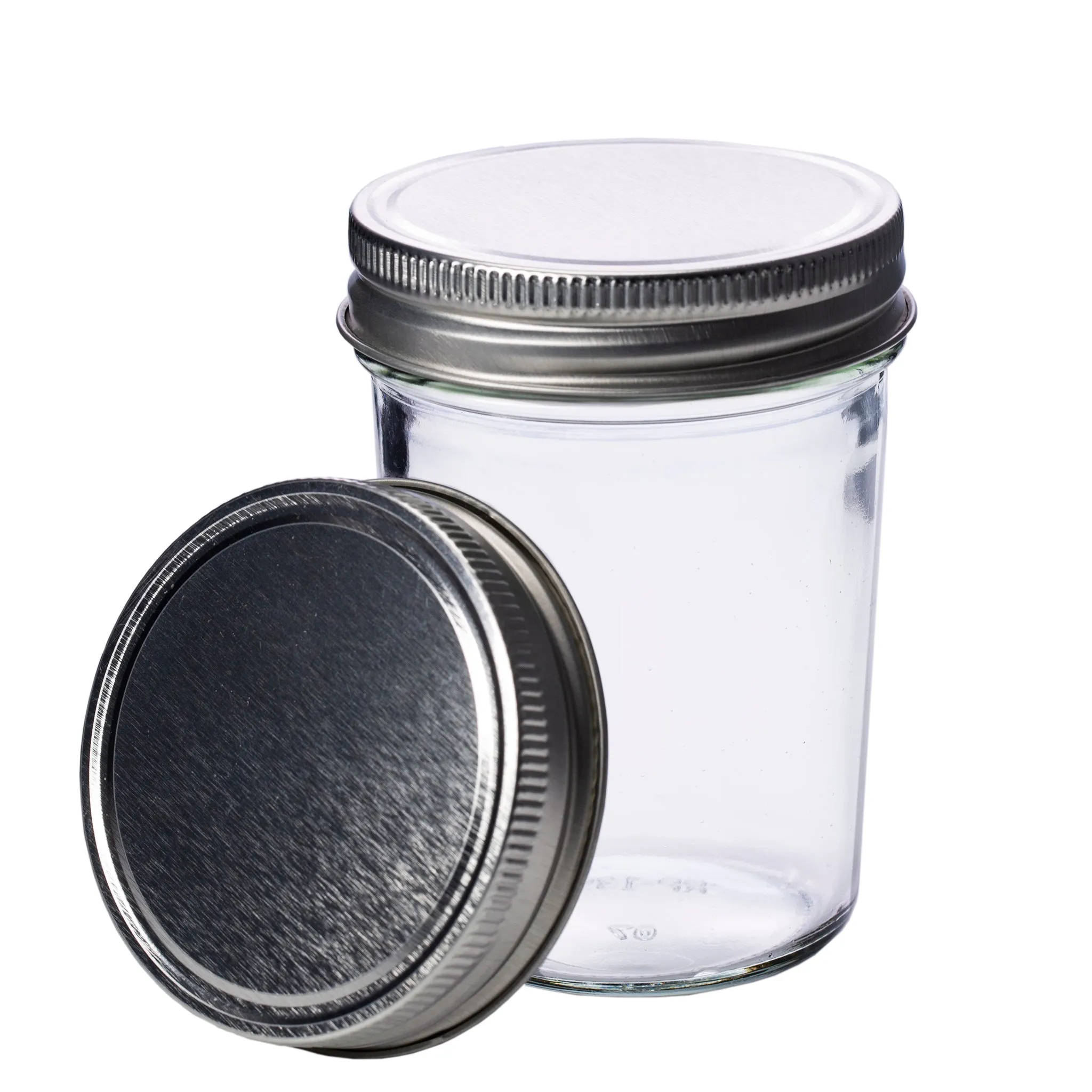 8 oz Clear Jelly Jar with 70-450 Neck
