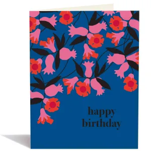 Birthday Card "Navy Pomme"