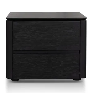 Calibre Bedside Table - Black Oak Veneer ST2844-CN