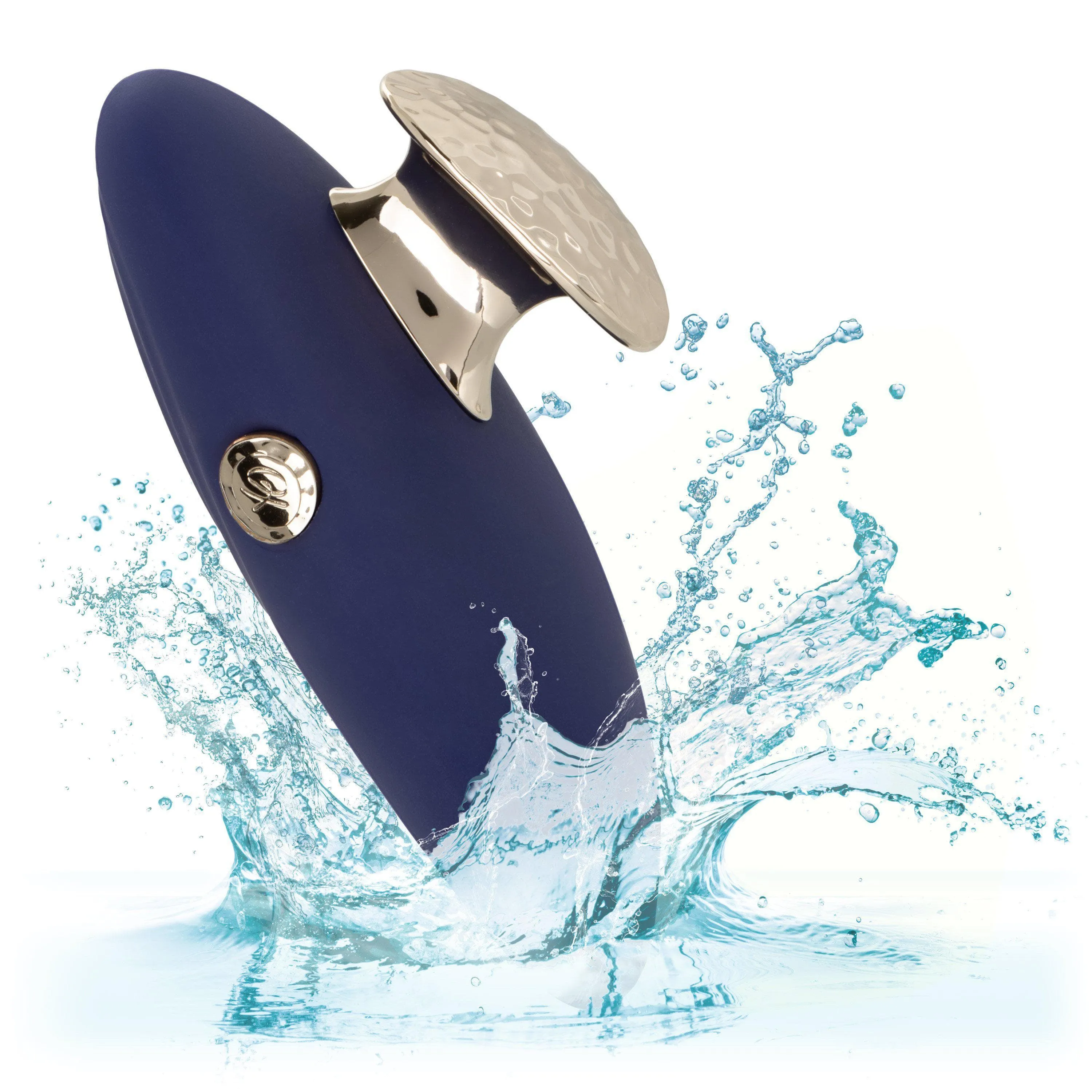 Chic Violet Silicone Rechargeable Hand Held Palm Massager
