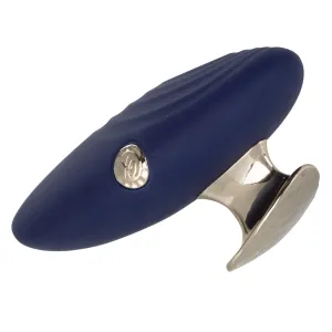 Chic Violet Silicone Rechargeable Hand Held Palm Massager
