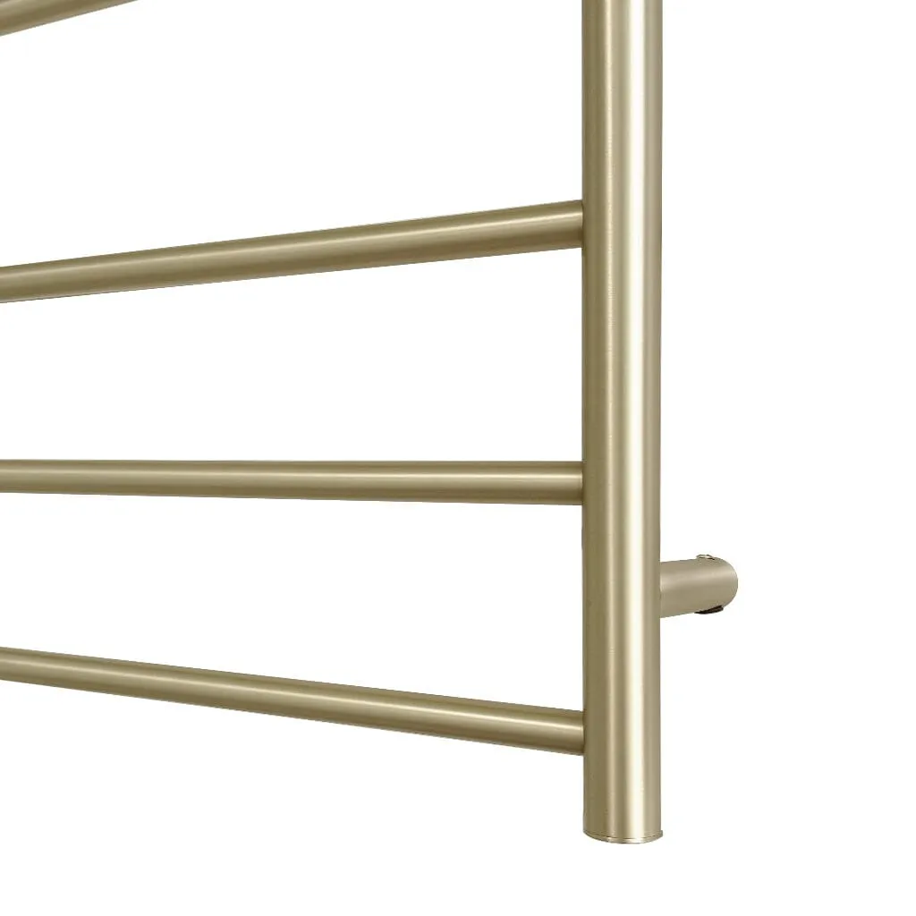 CLIO Heated Towel Rail Round Brushed Gold