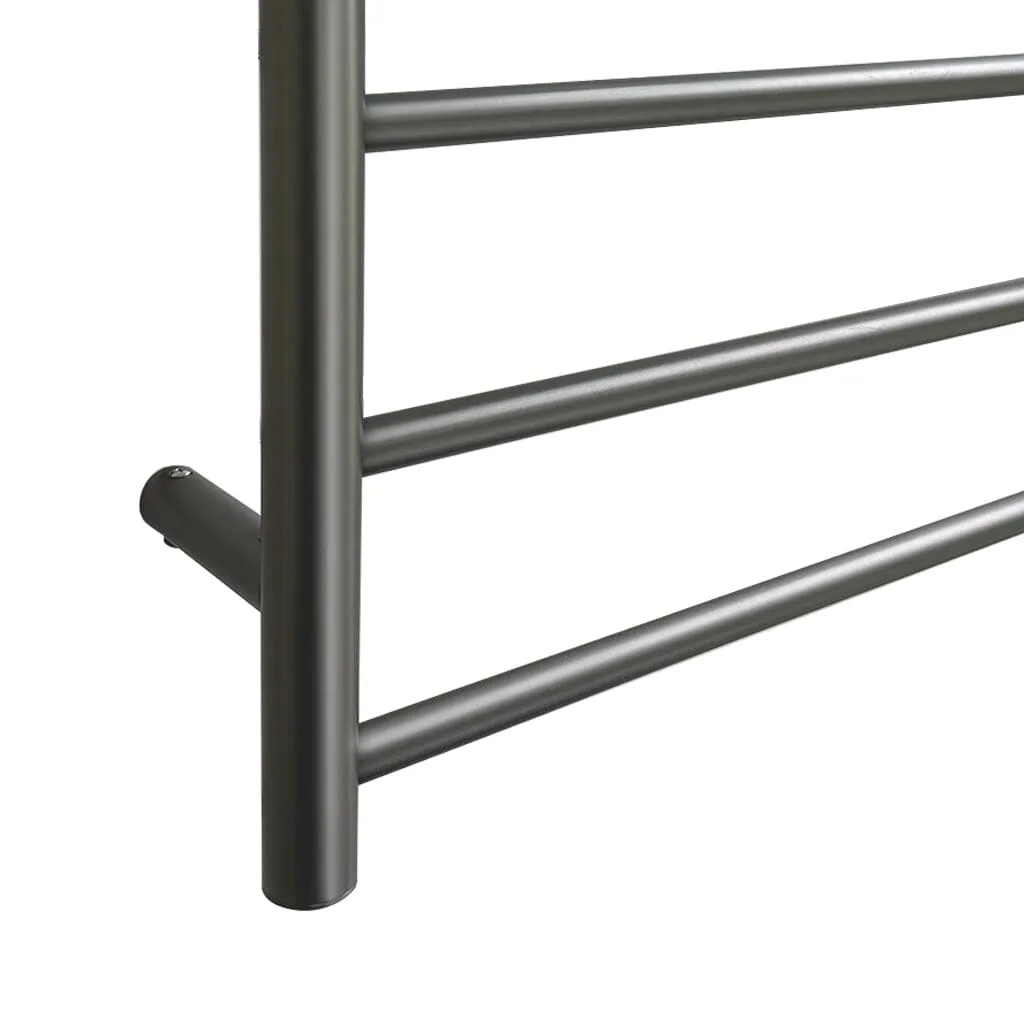 CLIO Heated Towel Rail Round Gunmetal