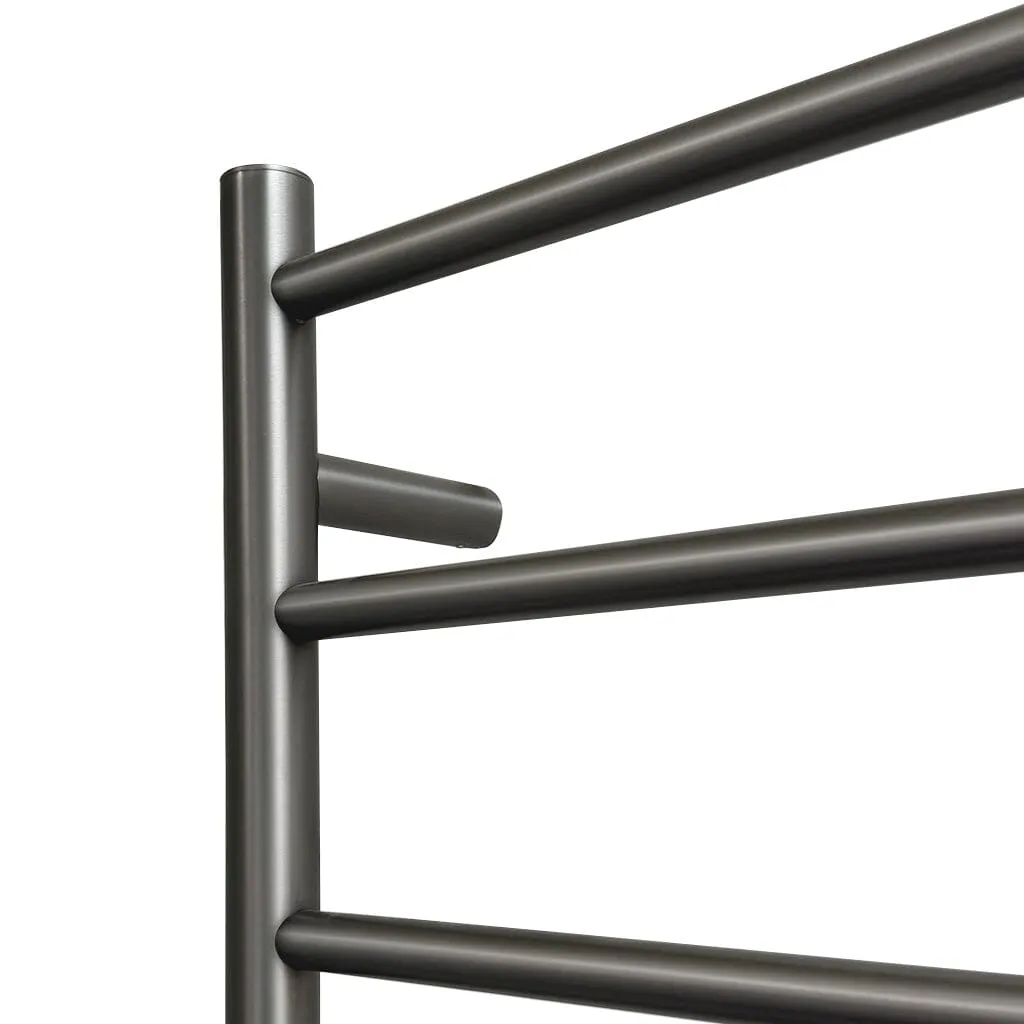 CLIO Heated Towel Rail Round Gunmetal