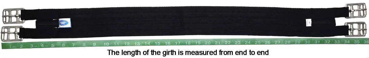 Derby Originals Soft Nylon Web English Girth with Roller Buckles