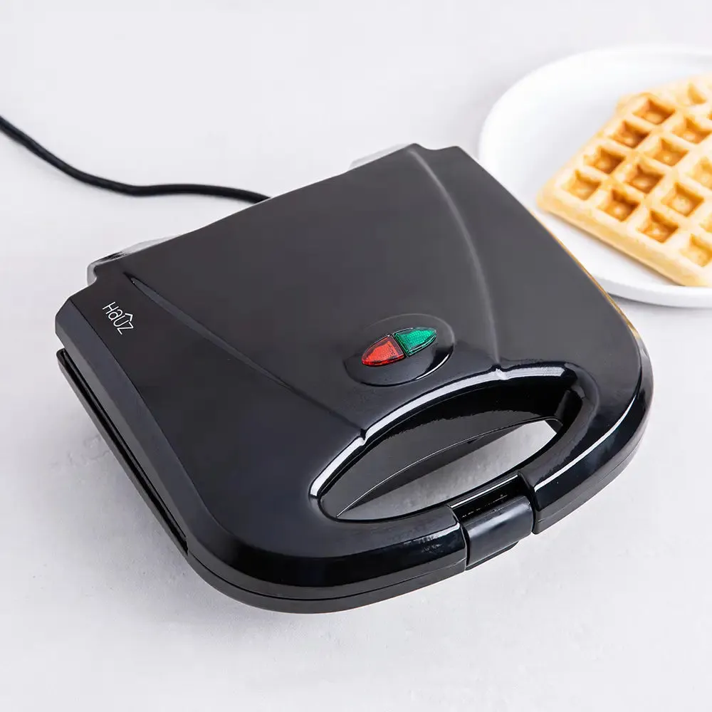 Hauz Black Non-Stick Waffle Maker 1pc