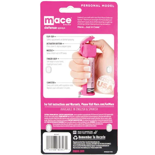 Mace® Personal Model Hot Pink 10% Pepper Spray