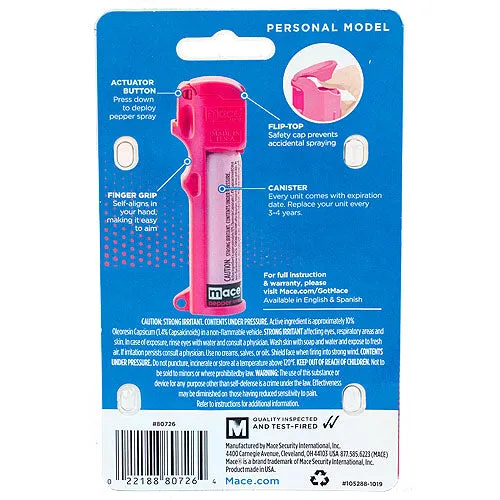 Mace® Personal Model Hot Pink 10% Pepper Spray