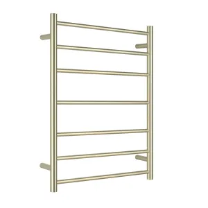 Nero Non-Heated Towel Ladder - Brushed Gold