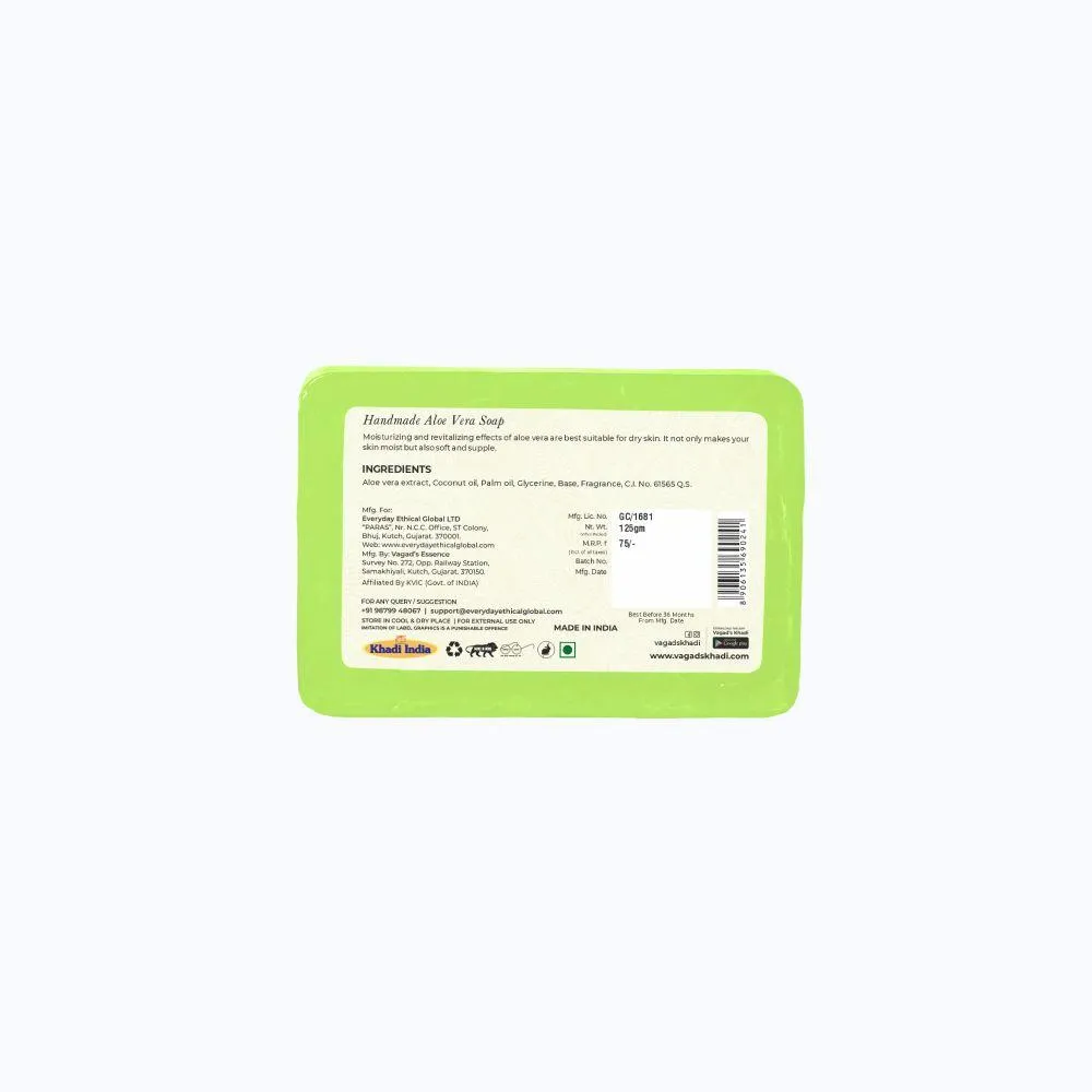 Vagad's Khadi Aloe Vera Soap (Pack of 3)