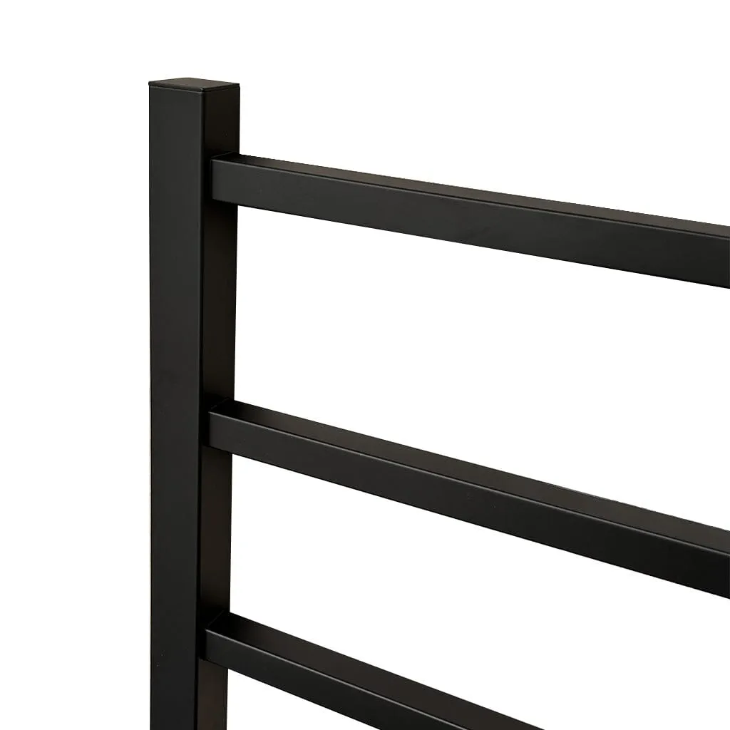 VIVA Heated Towel Rail Square Matte Black
