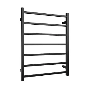 VIVA Heated Towel Rail Square Matte Black